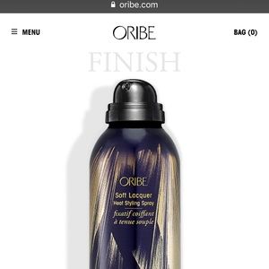 Oribe soft lacquer heat styling spray